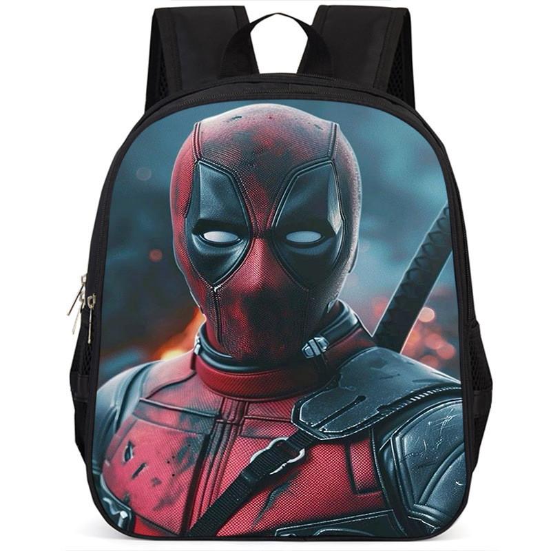Spacious 15 Inch Deadpool Backpack For Boys And Girls With Large Capacity Design