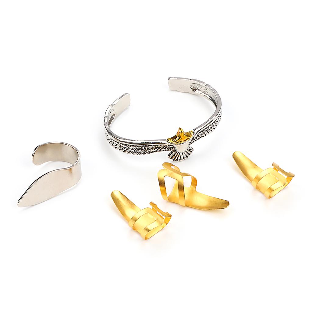 Guitar Thumb Finger Picks Bracelet Acoustic Folk Guitar Plectrum Electric Guitar Picks Musical Instrument Accessories Adjustable Metal Thumbpicks