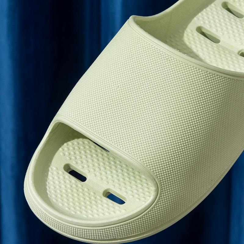 Новые летние женские тапочки для дома, нескользящие, для ванной, для купания, для пар, верхняя одежда, сандалии с толстой подошвой, не пропускающие воду