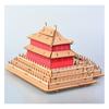 DIY Модель игрушки 3D Деревянный Пазл Зал Высшей Гармонии Деревянные Наборы Головоломка Игра Сборка Игрушки Подарок для Детей Взрослых P51