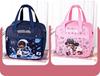 Large Insulated Cartoon Bento Lunch Bag - Waterproof & Cute Student Handheld Carrier
