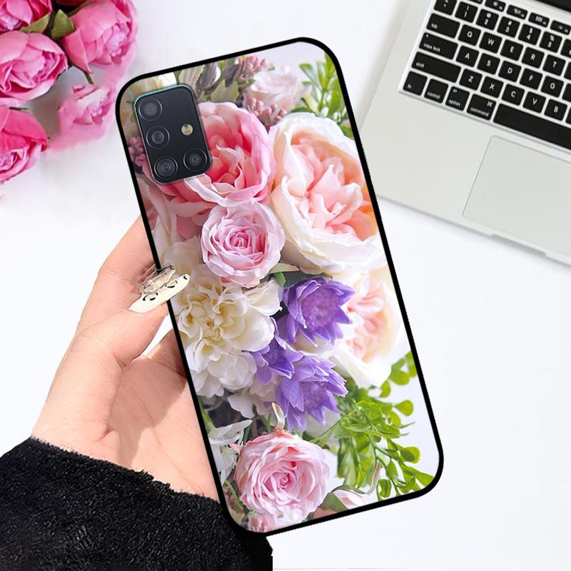 Для Samsung Galaxy A71 4G 5G Чехол Galaxy A70 Силиконовый ТПУ Матовый Чехол для Телефона Для Samsung A Quantum Fundas SM-A716N Чехол Бампер