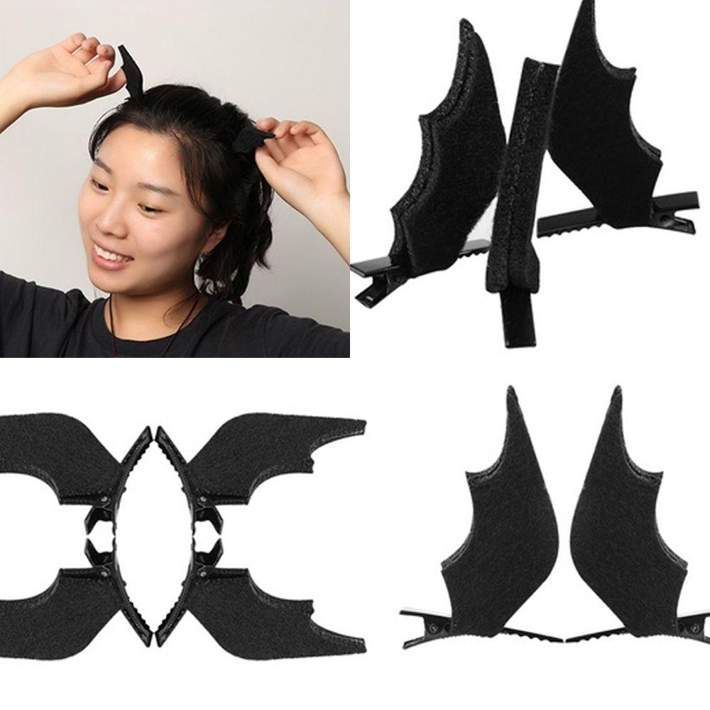 Trendy Dress-up Halloween Gift Women Costume Cosplay Hair Accessories Bat Wings Hairpins Hair Clips