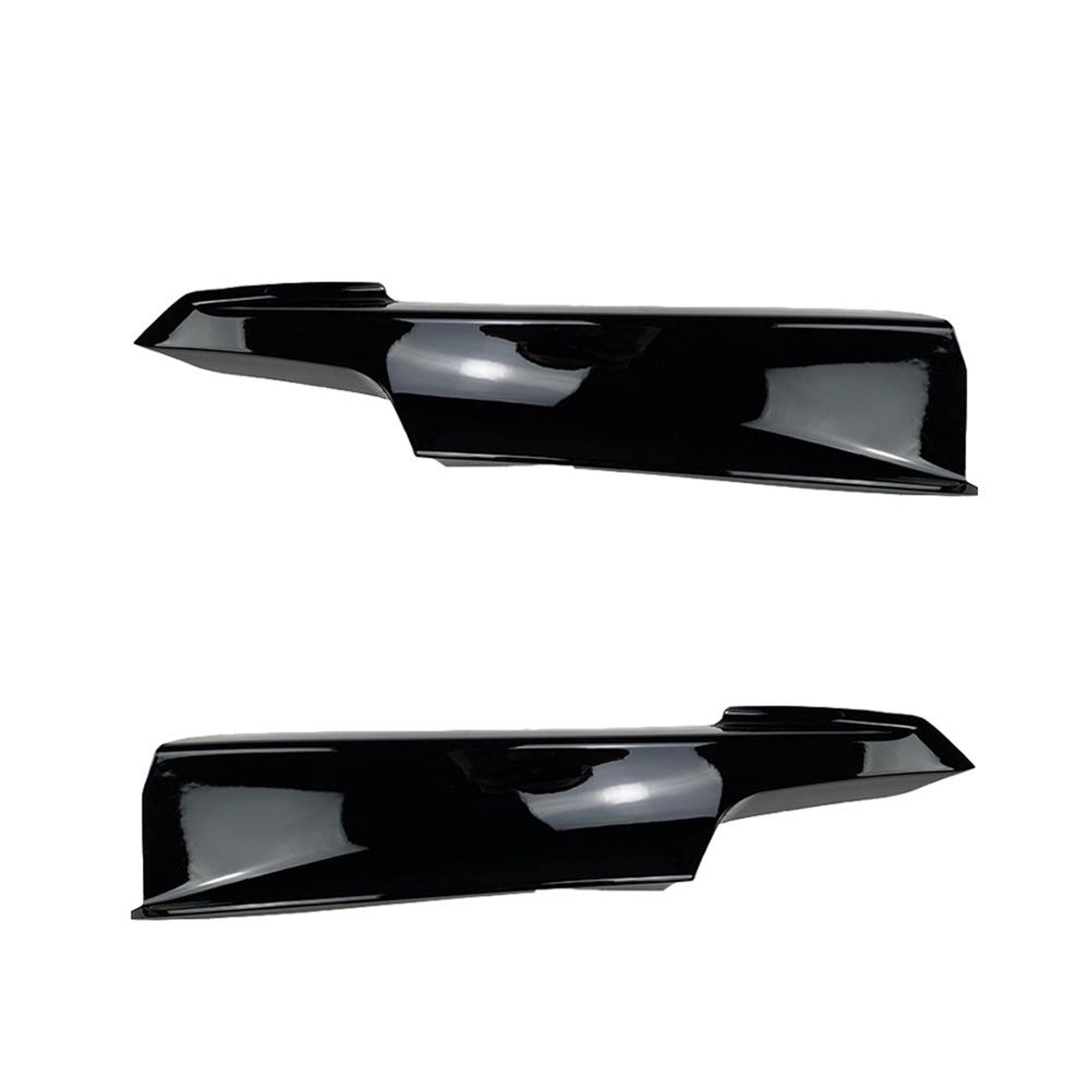 For BMW F30 F31 M Sport 2012- Front Bumper Lip Splitter Canards Spoiler 1Pair Car Fog Lamp Eyebrow Frame Cover Grille