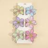 Frangipani Flower Hair Clip for Women, Colorful Beach Accessory, Updo Shark Hairpin, In Stock