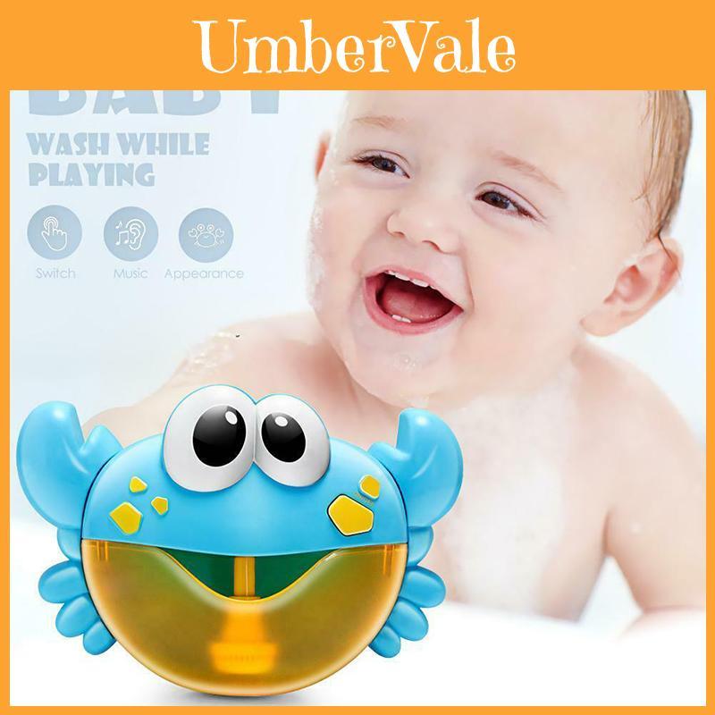 Premium Quality Crab Bubble Maker And Music Toy For Baby Bath Time Entertainment