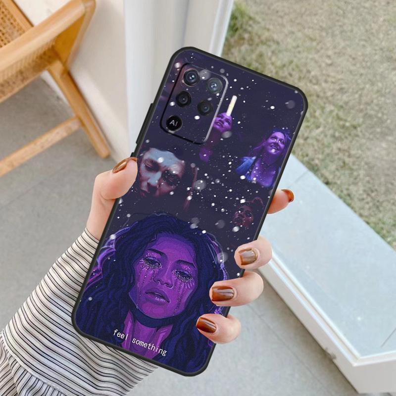 Чехол Euphoria Zendaya для Oppo A60 A80 A40 A17 A57 A77 A74 A54 A94 A78 A98 A18 A38 A58 A96 A76 A16 A15 A5 Pro