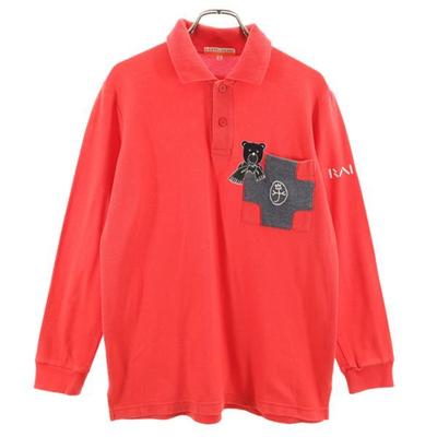 Castelbajac sport golf Рубашка-поло с длинным рукавом 1 Красный Мужской Б/У