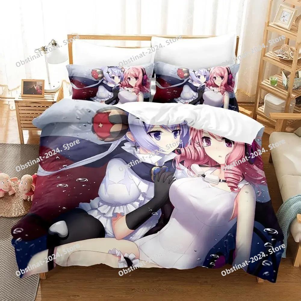 Новый комплект постельного белья Anime Magical Girl Raising Project Single Twin Full Queen King Size Bed Set Adult Kids Bedroom Duvet Cover Sets