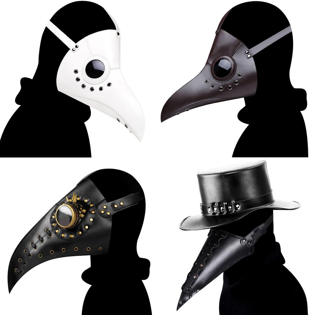 Halloween Steampunk Plague Beak Masquerade Party Mask Headgear