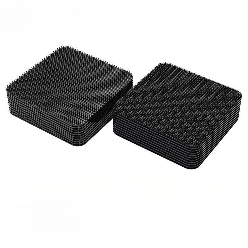 Car Mat Invisible Fixing Sticker, Anti-Slip High Temperature Resistant Double-Sided Velcro, Universal Automotive Fastener Clip