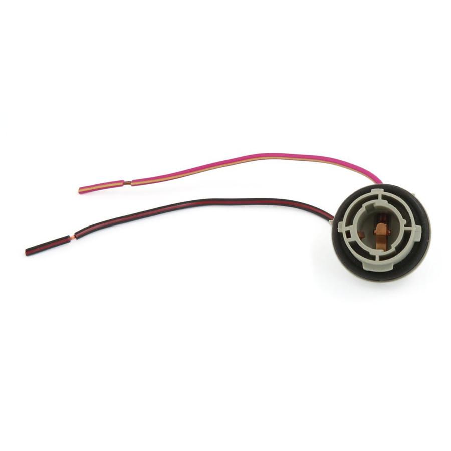 2× 1156 Turn Signal Light Brake Light Harness with Pre-wired Socket For LED Bulb