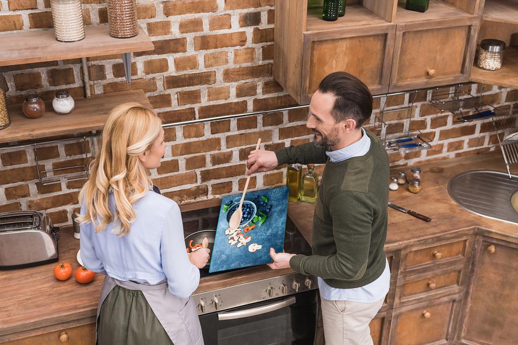 Szklana Płyta Deska Do Krojenia 52X40 Owoce