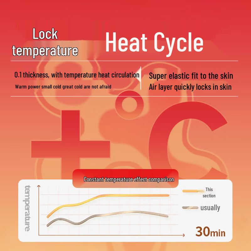 MaoRen Men's Ultra-Thin Thermal Underwear Set with Hyaluronic Acid