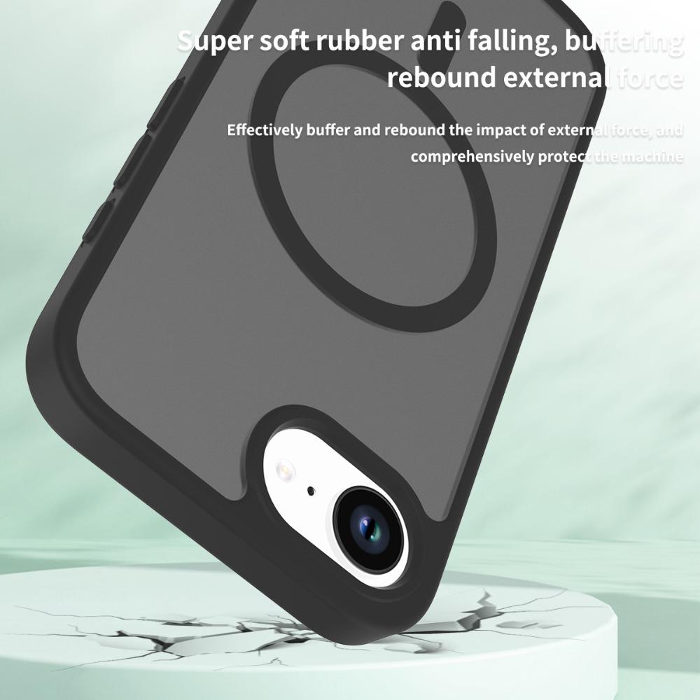 Ультратонкий чехол, совместимый с MagSafe, для iPhone 16e 16 Pro Max XR 11 13 14 12 Pro - ТПУ/ПК Шелковисто-гладкий на ощупь Беспроводная зарядка Противоударный чехол