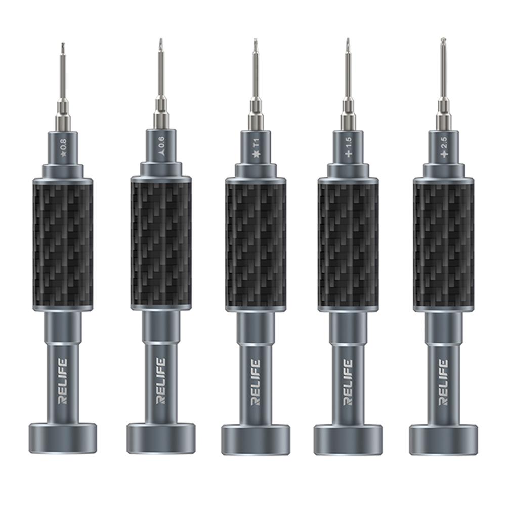 RL-729A 5Pcs/Set Magnetic Absorption Carbon Fiber Screwdriver Repair Tools
