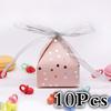10pc Mini Birthday Gift Box Wedding Chocolate Box Candy Box Baking Package Wedding Party Decorations Supply