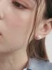 Серьги Sosoo из серебра 925 пробы с жемчугом Swarovski 8 мм
