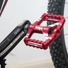 Mountain Road Bike Aluminum Alloy Practical Pedals Flat Platform Bicycle Pedal 1Pair Suitable Outdoor Bike Sport Tools Accessory