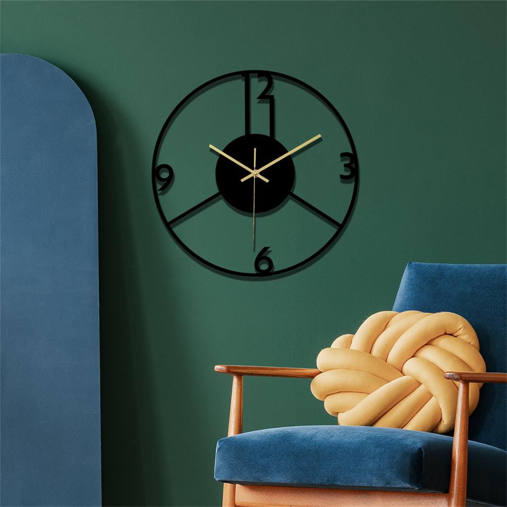 Accurate Timekeeping Modern Wall Clock Non Ticking Battery Operated Wall Clocks Minimalistic Wall Clock for Kitchen