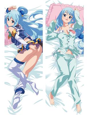 Чехол для подушки в стиле аниме Aqua Dakimakura, чехол для подушки для тела, двухсторонние чехлы для постельных принадлежностей, декоративные подушки