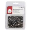 Plastic Beads - LS - 6mm - Black - Blister 40g - For Children