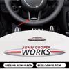 Aluminum Car Stickers Interior Decor Emblem Badge Decal For Mini Countryman Clubman JCW F55 F56 R55 R56 R60 F60
