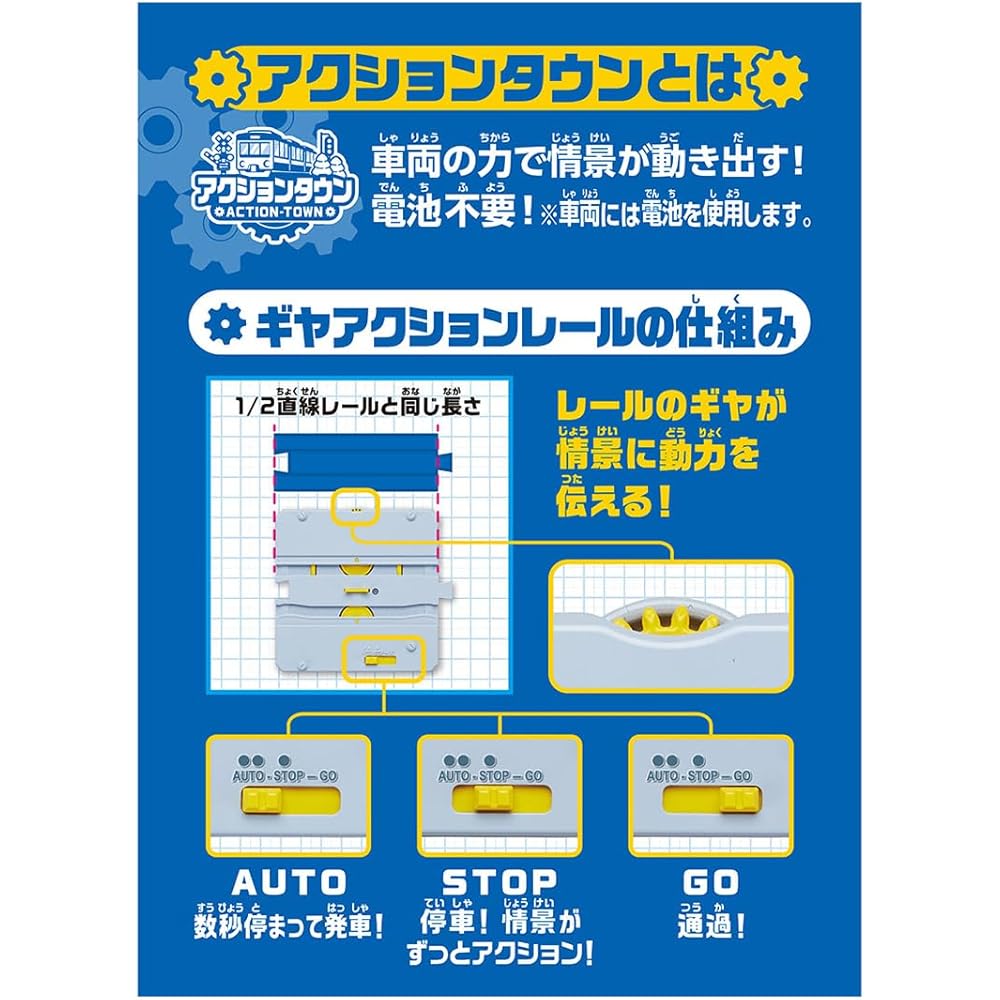 Takara Tomy Plarail J-29 Action Town Station with Opening Home Doors Toy for Ages 3 and Up