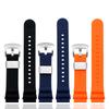 Для часов Seiko SNE537 SRPA83J1 ремешок для часов бренд спортивный ремешок для часов резиновый ремешок 22 мм Силиконовый резиновый браслет Черный Синий Оранжевый