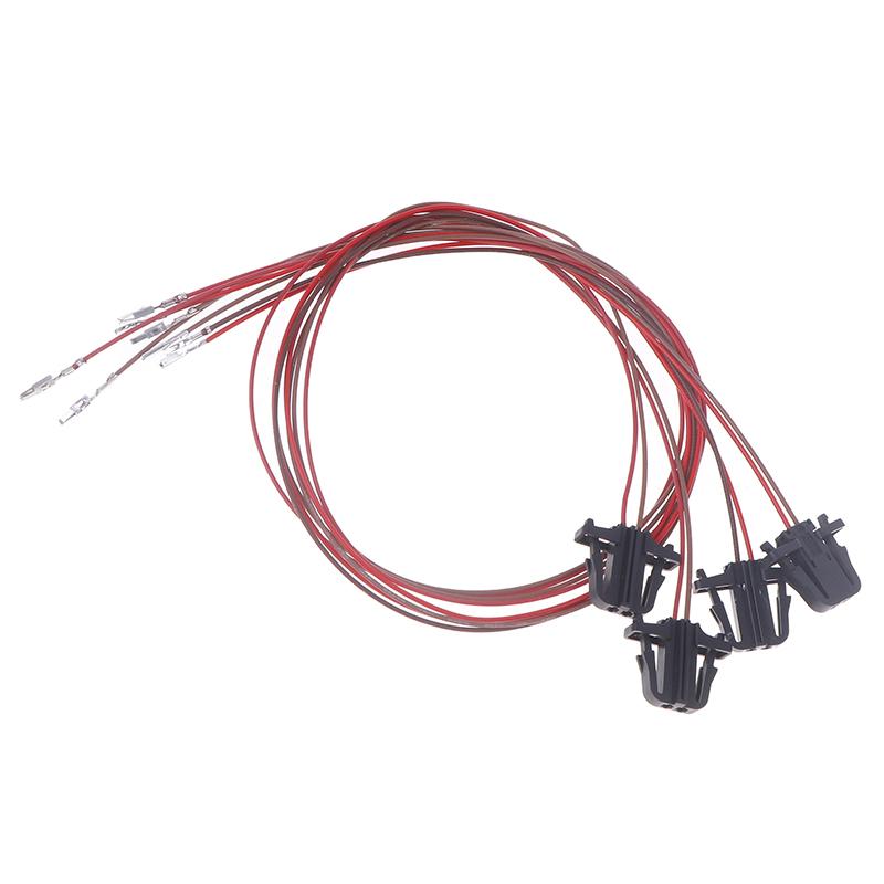 4Pcs Front Back Car Door Light Cable Wires Connector Harness Plug For Golf 5 6 7 Jetta Mk5 Mk6 Mk7 T-Roc Tiguan