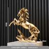 Elegant Chinese Style Resin Horse Statue Living Room Office Decor Gift Modern Luxury Home Accessory