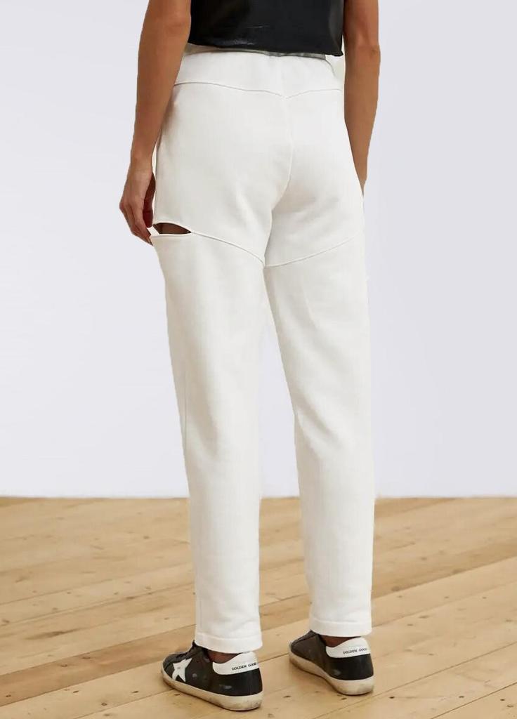 Брюки трикотажные хлопковые с разрезами