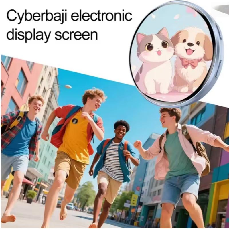 Customizable Electronic Badges Digital Led Animes Pin with Touch Control for Uploading Photos Gifs and Videos Gift for Fan P9Yb
