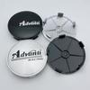 4pcs 68MM ( 63MM I.D ) Advanti  Logo Emblem Car Wheel Center Caps Auto Rim Hubcaps Wheels Hub Center Cover Car Accessories