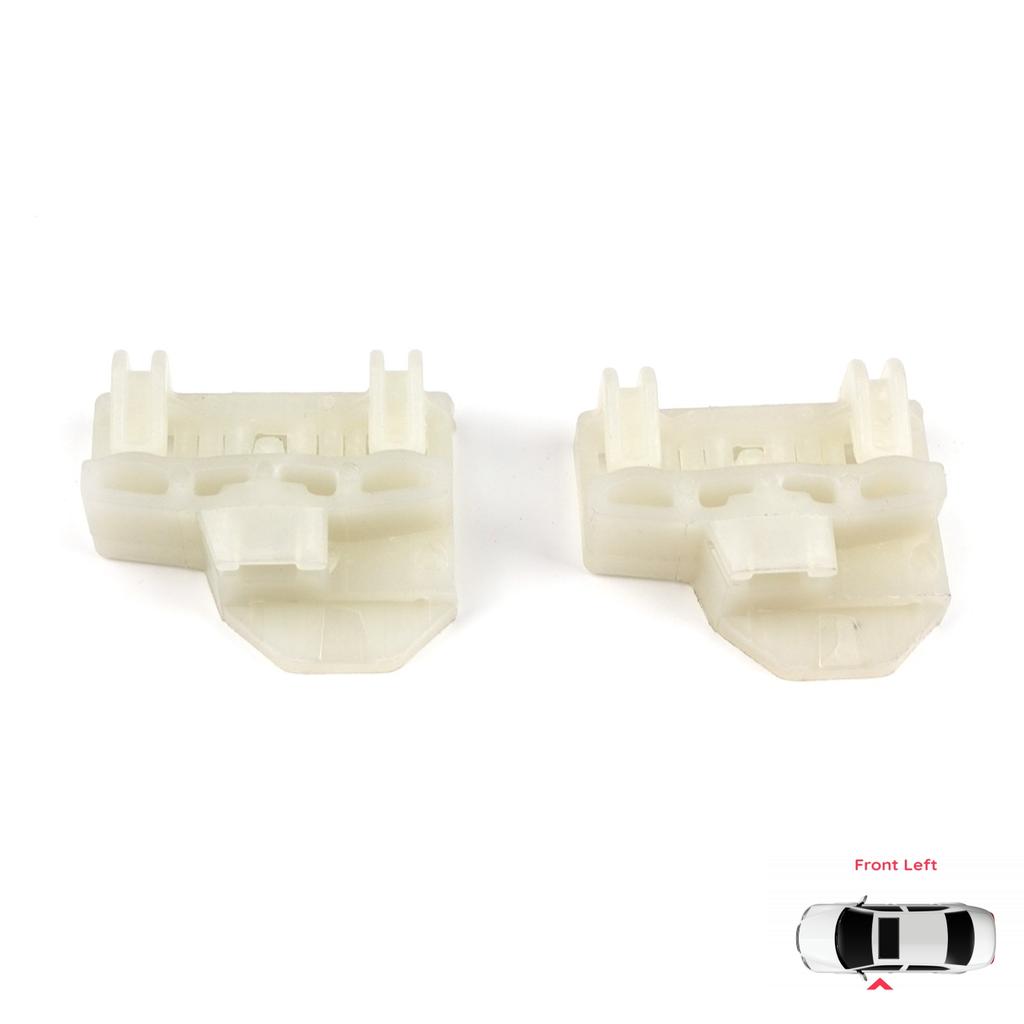 EWR46 2 Pcs Window Regulator Repair Guide Clips Front Left for  A4 B5 VW Polo MK3 6N Passat B5 Skoda Superb MK1 8D0837461