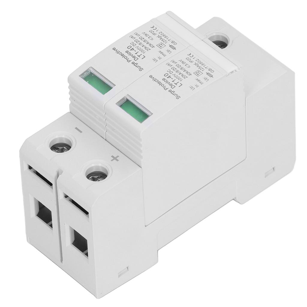 Surge Protective Device Photovoltaic PV Voltage Protection Arrester Protector 20‑40KA 2P DC1000V