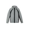 Logo Print Zip-Up Hooded Jacket Men Outerwear Carbon-Grey DQ7324-091