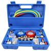 Для R410A R22 R134a R404A набор манометров для кондиционирования воздуха хладагентов манометр манометр инструменты для кондиционирования со шлангом и крюком