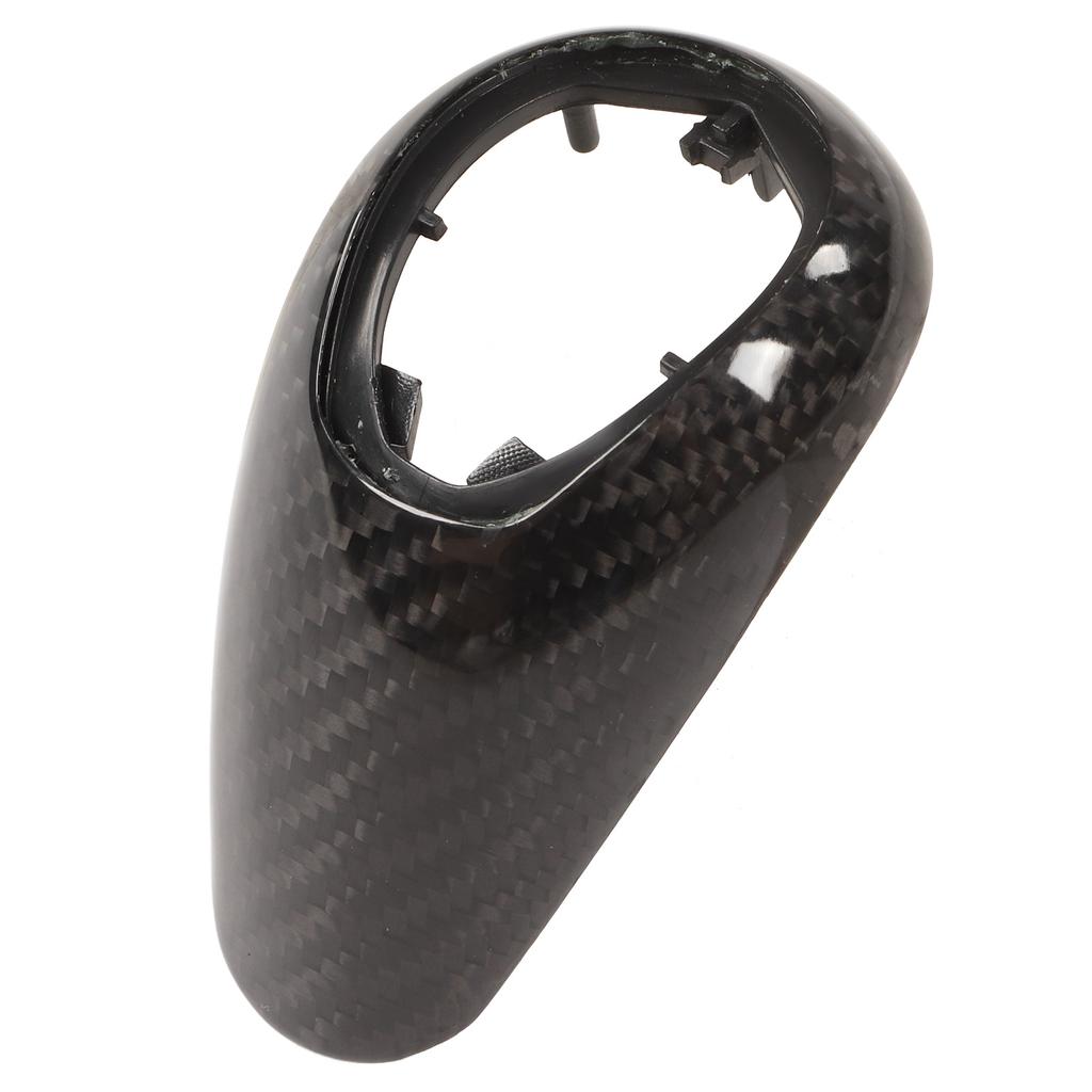 Gear Shift Knob Cover Carbon Fiber Decorative Shifter Head Trim Replacement for M2 F87 M4 F82 M3 F80 M5 F90 Glossy