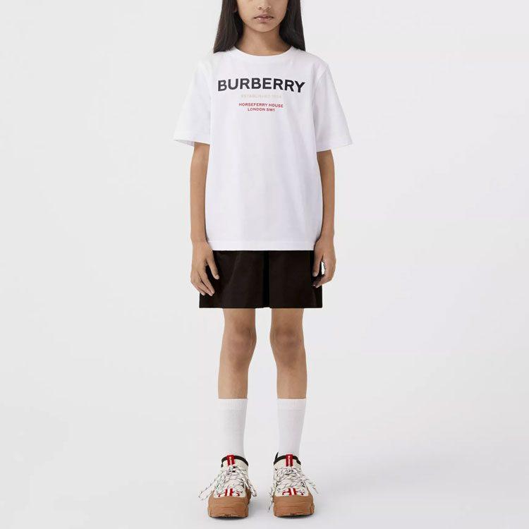Burberry Детские футболки с круглым вырезом Средние 80645701