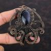 Blue Sunstone Copper Pendant Wire Wrapped Octopus Pendant Natural Gemstone Pendant Handmade Pendant Copper Wire Wrapped Jewelry Gift For Him