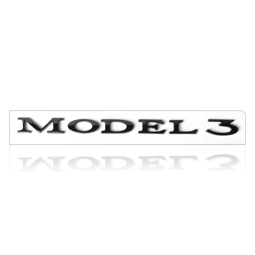 Car Original ABS Letter Logo Rear Tailgate Trunk Emblem Stickers For Tesla MODEL 3 MODEL Y SpaceX DUAL MOTOR Model S Model X