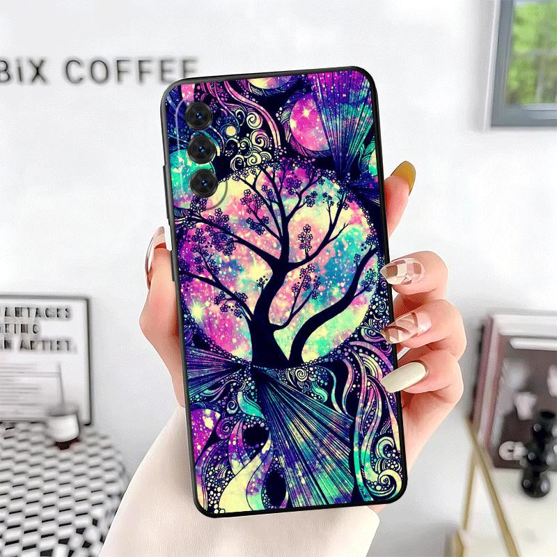 Mandala Sunflower Dreamy Style Soft Phone Case for Samsung A17 A37 A57 A16 A26 A36 A56 A15 A25 A35 A55 A14 A24 A34 A54 A13 A23 A
