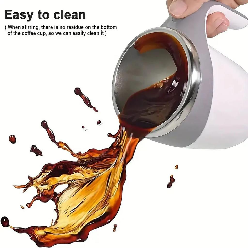 1pc   Portable automatic mixing coffee cup-convenient mixing cup, easy to mix drinks