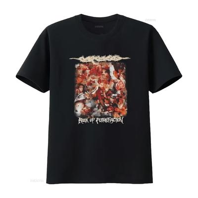 Редкая футболка Carcass Reek Of Putrefaction Уникальный Хоррор Арт Принт для Фанатов Металла винтажная Постиранная уличная одежда мужская Удобная