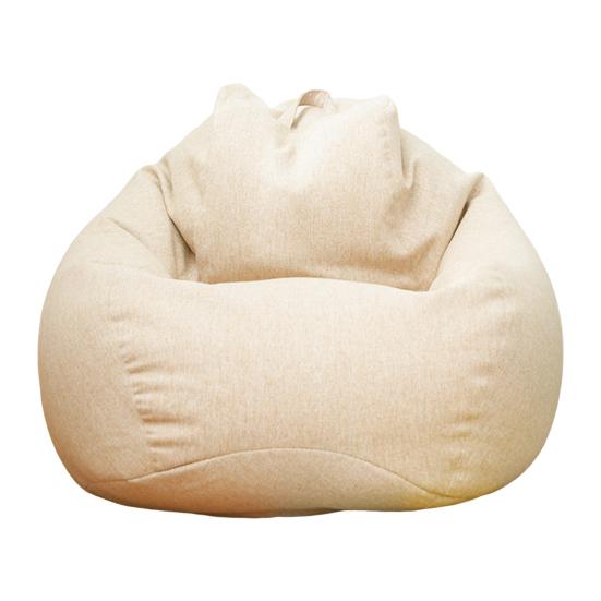 Bean Bag Cover No Filler Removable Bean Bag Chair Cover Washable Solid Color Sofa Cover for Bedroom Living Room Beanbag Chair