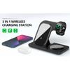 Беспроводное зарядное устройство 3 в 1 для iPhone 14 13 12 11 8 X XS XR Apple Watch 8 7 Airpods Pro, подставка для быстрой зарядки для Samsung S22 S21