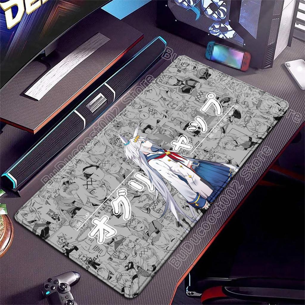 Umamusume Pretty Derby Токай Тейо Аниме Коврик для мыши Милый Красивый Нескользящий Резиновый Коврик для мыши Ноутбук Игровой Большой Коврик для клавиатуры Настольный коврик