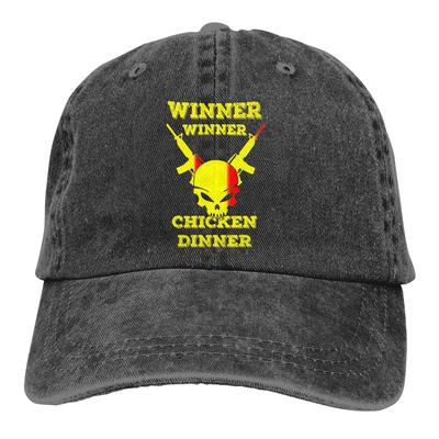 Бейсболка Winner Chicken Dinner для мужчин Battlegrounds PUGE Shooting Sandbox Caps цвета для женщин Летние бейсболки Snapback