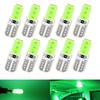 GZRUICA T10 24V LED Position Lamp, Clearance Lamp, Room Lamp, License Lamp, 6 Pcs COBLED Element, 10 Pcs, Green